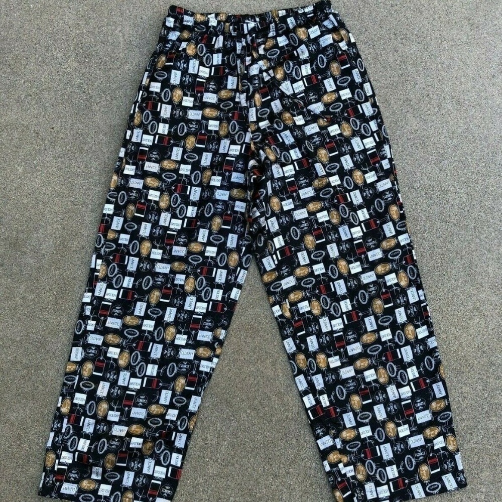 OLD NAVY VTG Celebrate Polyester Pajama Pants S